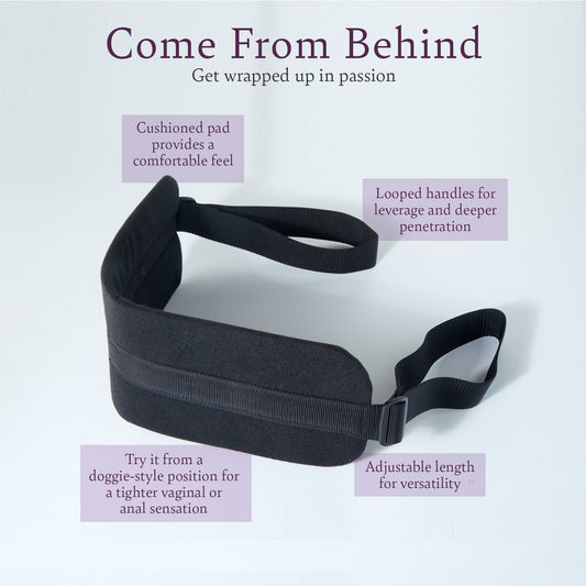 Come from behind support strap