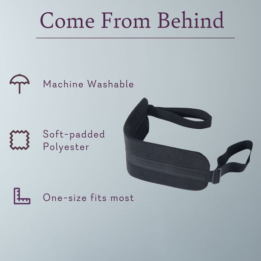 Come from behind support strap