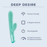 Deep Desire Thrusting Dual Action Vibrator