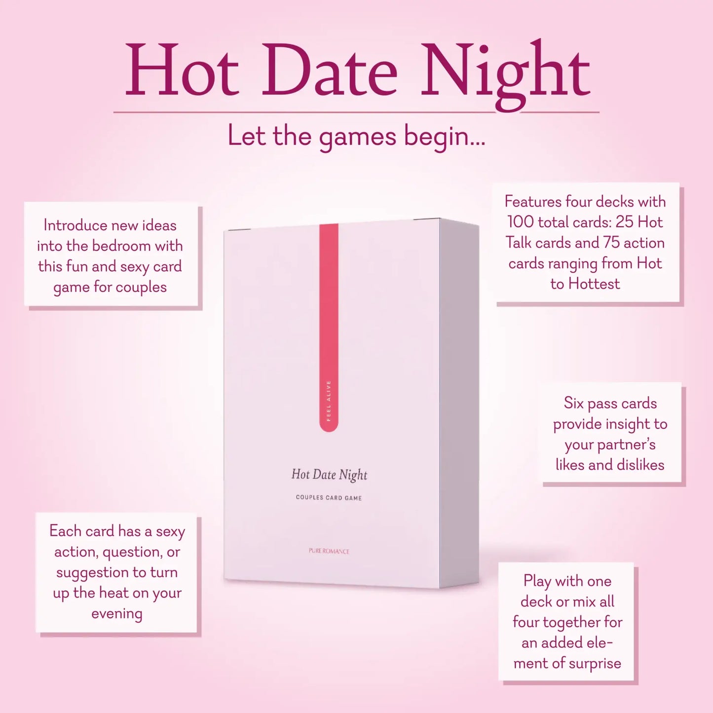 Hot Date Night Card Game