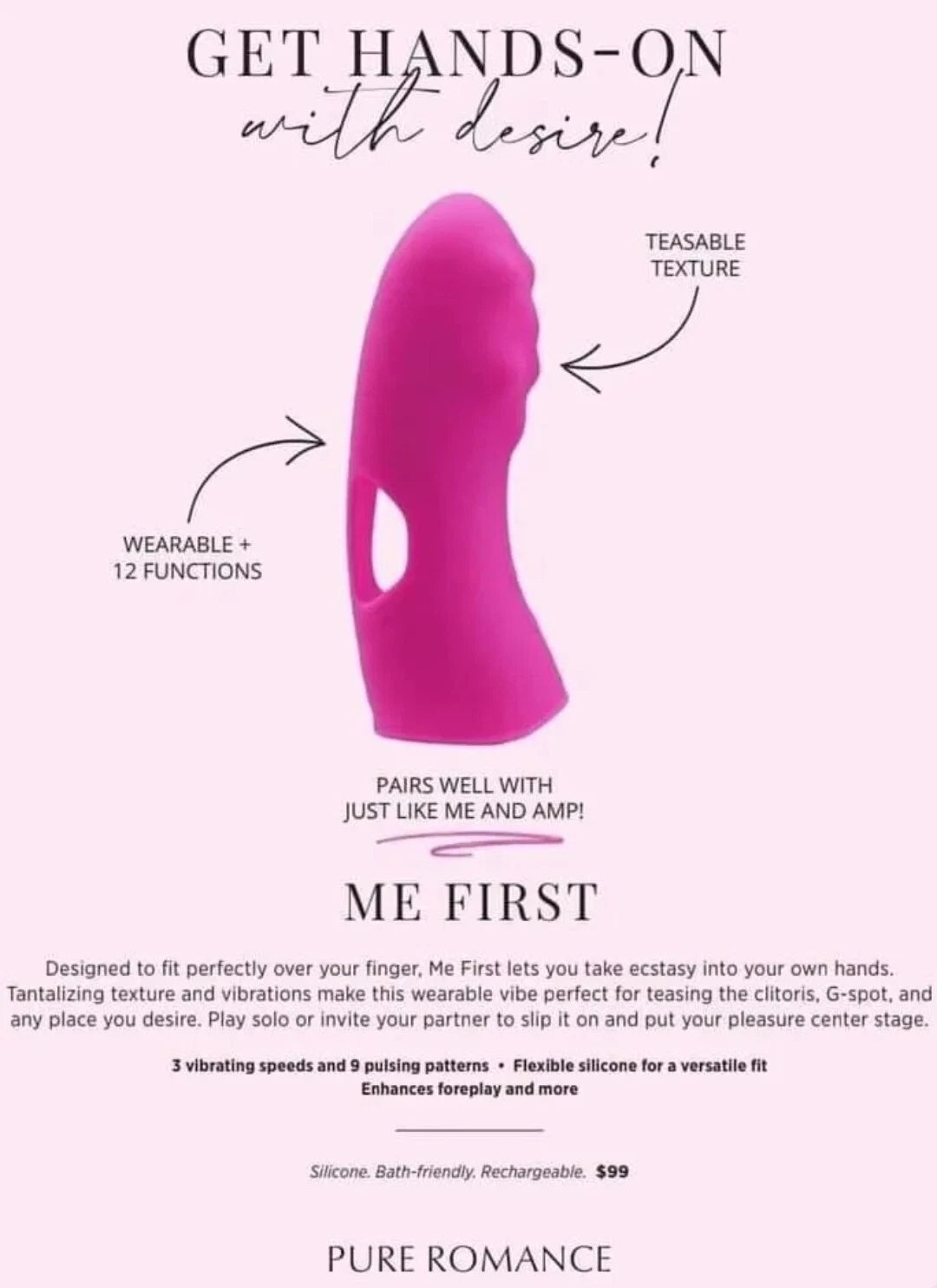 Me first wearable fingertip massager