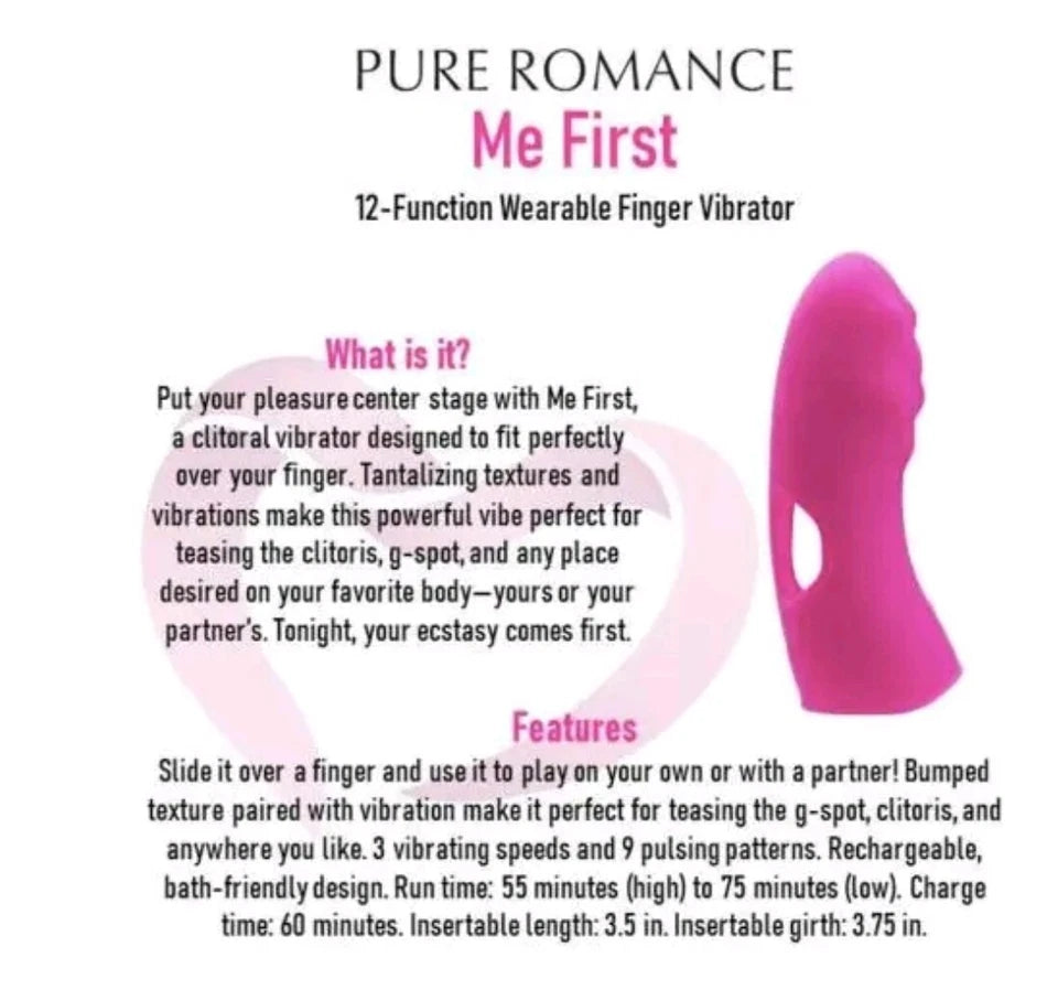 Me first wearable fingertip massager